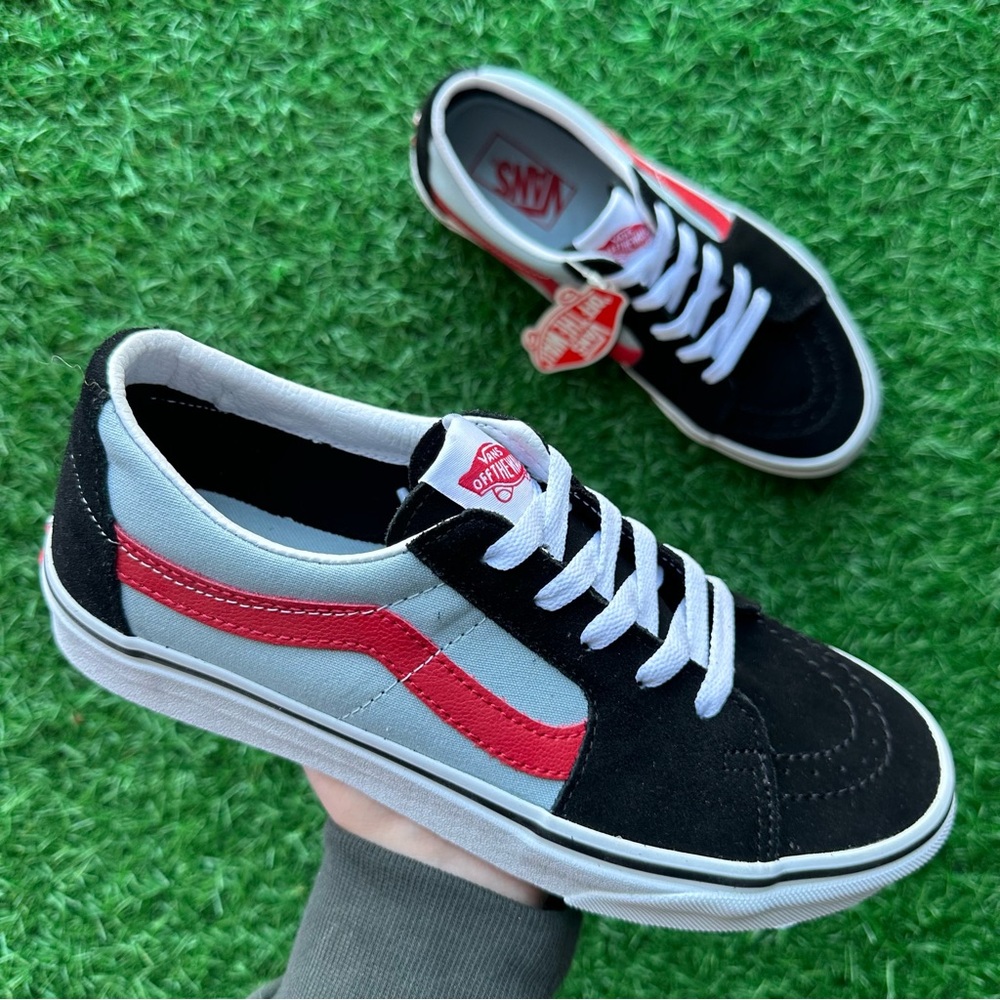 Vans Sk8 Low 2 Tone Black / Winter Sky - Picture 7 of 7